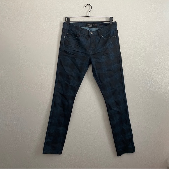 Lip Service Needle Plaid Jeans Size 32 - Picture 1 of 9